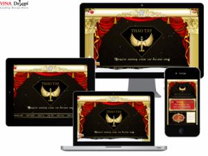 VINADESIGN Thiết kế website Dịch vụ chăm sóc sắc đẹp Thảo Tây - ThaoTay.com