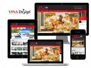 VINADESIGN thiết kế website cho Công Ty TNHH Trang Trí Nội Ngoại Thất Mạnh Trí - Gach3dManhTri.com (Gạch 3D)