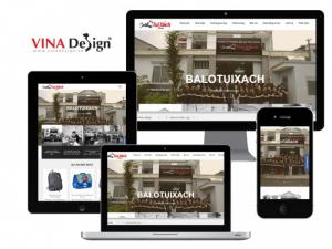 VINADESIGN thiết kế website cho Công ty TNHH Balo Túi Xách - BaloTuiXach.vn