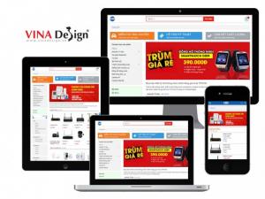 VINADESIGN thiết kế website cho Công ty CP đầu tư sản xuất và thương mại Vạn Lộc - VinhBaoDigital.com