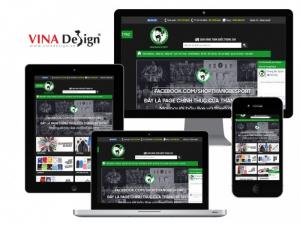 VINADESIGN thiết kế website cho Thằng Bé Sport - ThangBeSport.com