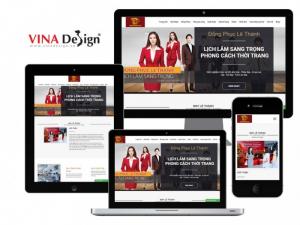 VINADESIGN thiết kế website cho Công ty TNHH XNK Lê Thành - MayLeThanh.com