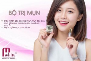 Bộ Đôi Trị Mụn Hiệu Quả_ Kem Trị Mụn Thảo Dược M' White, Hết Mụn Nhanh Chóng