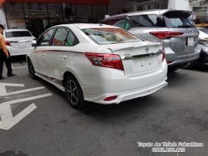 Ưu đãi Toyota Vios 1.5G TRD 2018 Số Tự Động màu Trắng. Nhận Xe Chỉ Cần 100Tr. Trả 9,7tr/tháng Trong 7 Năm