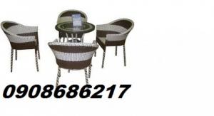 Chuyên sản xuất bàn ghế mây giá rẻ