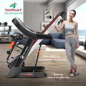 Thông tin kĩ thuật máy chạy bộ Tech Fitness TF-09AS
Tên sản phẩm: TF-09AS
Thuộc dòng: máy chạy bộ sử dụng cho gia đình tập luyện
Màn hình hiển thị : LCD Display, Thời gian, tốc độ, nhịp tim mạch, nghe nhạc giải trí
Kích thước băng chạy : 1280*430mm
Độ dày bàn chạy : 18mm
Độ dày băng chạy : 1.8mm
Trọng lượng tối đa : 110kg
Băng tải daimond rungning belt
Động cơ DC : 2.5 HP Madein Taiwan siêu bền, tiếng ồn thấp. Bảo hành 6 năm.
Thời gian: 0:00-99:59Min
Chương trình tập : P1-P8
Tốc độ : 0.8-14km/h
Nâng dốc tự động: 0-15%
Calo tiêu thụ : 0-999%
Trọng lượng máy : 67kg
Trọng lượng thùng : 77kg
Chức năng : Kết nối máy tính, máy nghe nhạc MP3
Kích thước thùng : 1730*760*320mm
Kích thước máy : 1750 * 1350 * 750mm
Thương Hiệu Nổi Tiếng: Tech Fitness
Bảo hành: 6 năm