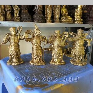 Tượng tứ đại thiên vương thiên tướng cao 10cm