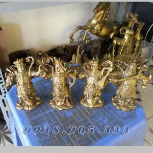 Tượng tứ đại thiên vương thiên tướng cao 10cm