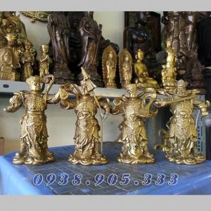 Tượng tứ đại thiên vương thiên tướng cao 10cm