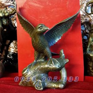 Tượng đại bàng bằng đồng giả cổ cao 20cm