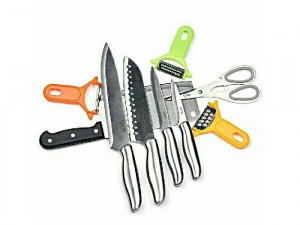 Bộ dao làm bếp 10 món Rotel