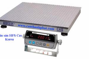 Cân sàn 5 tấn HFS 1.5 x1.5m CAS, Cân sàn 5 tấn chính hãng CAS nhập khẩu Hàn Quốc