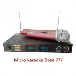 trọn bộ gồm: 1 đầu thu, cục nguồn, 1 Jack nối 6.5, 2 Micro không dây