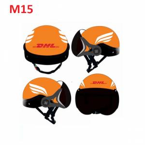 Nón bảo hiểm có kính nữa đầu DHL