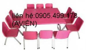 bàn ghế mầm non cho trẻ