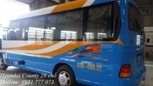 Hyundai County 29 chỗ giá tốt nhất, trả trước 400 triệu, giao xe trong vòng 5 ngày