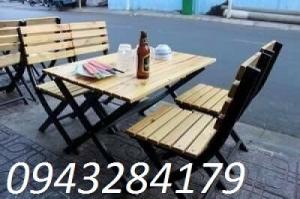 Bán bàn ghế dùng cho quán nhậu ,quán ăn chất liệu gỗ thông