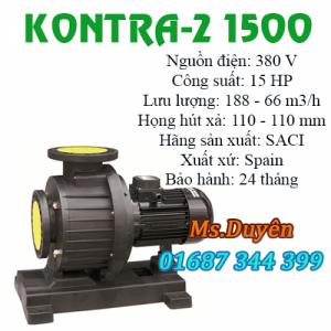 Máy bơm hồ bơi SACI KONTRA-2 1500 15HP
Giá: 60.900.000 VNĐ
(Đã bao gồm VAT)