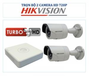 Bộ sản phẩm gồm 02 Camera giám sát HIKVISION