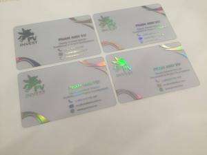 Thành phẩm in name card trong suốt được In Kỹ Thuật Số thực hiện cho khách hàng của mình