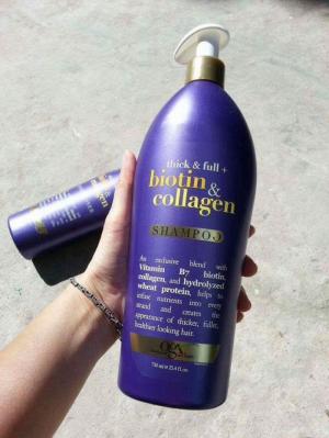 Dầu Gội Biotin & Collagen 750ml – Làm Dày Và Kích Thích Mọc Tóc, Cho Mái Tóc Chắc Khoẻ