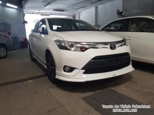 Khuyến Mãi Trước Bạ Vios G TRD 2018 màu Trắng Số Tự Động. Mua Trả Góp Chỉ 100Tr. Trả 9,7tr/tháng