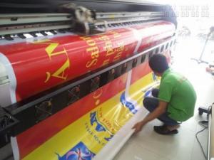 In nhanh phông nền sự kiện từ in hiflex khổ lớn