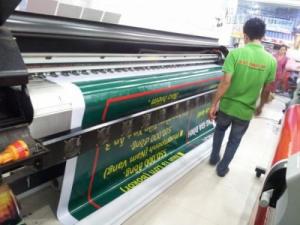 Hệ thống nhiều máy in phun kỹ thuật số khổ lớn giúp In Kỹ Thuật Số trong cùng một thời điểm in nhanh nhiều đơn hàng cho khách hàng