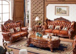 Sofa cổ điển da ý, nội thất thanh dũng