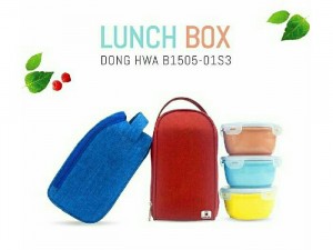 Bộ hộp cơm sứ Dong Hwa B1505-01S3 (Xanh