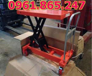 Bàn nâng tay 750kg nâng cao 1100mm giá rẻ toàn quốc