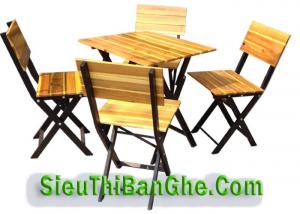 Cần bán số lượng lớn bàn ghế chân sắt mặt gỗ chuyên dùng cho quán cafe