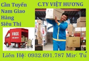 Tuyển Nam Lơ Xe Tải Nhẹ Giao hàng Siêu Thị