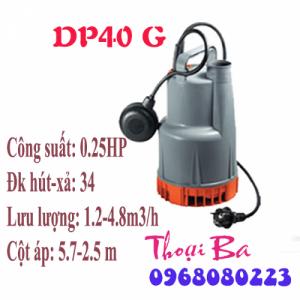 Bơm chìm nước thải thân và cánh bằng Plastic