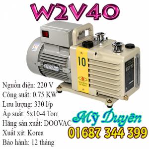 Máy bơm hút chân không vòng nước 1 cấp & 2 cấp DOOVAC W2V40 0.75KW
Giá: 37.950.000 VNĐ
(Đã bao gồm VAT)