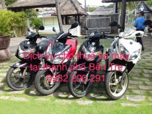 Dịch vụ cho thuê xe máy tại TP Bến Tre