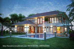 Biệt thự 2 tầng hiện đại