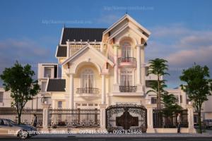 Sửng sốt với Biệt thự tân cổ điển 3 tầng đẹp