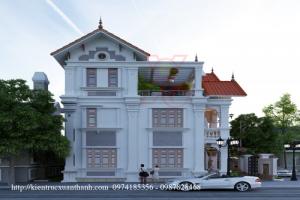 Biệt thự 3 tầng tân cổ điển đẹp xuất sắc