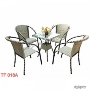 Ghế nhựa giả mây cần thanh lý
