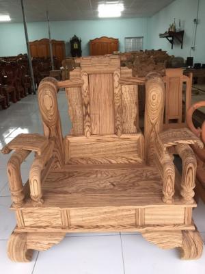 Bộ Bàn Ghế Giả Cổ Tần Thủy Hoàng gỗ mun nam phi tay 12