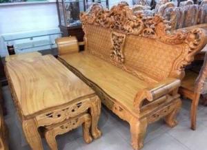 Bộ bàn ghế hoàng gia gỗ gõ đỏ