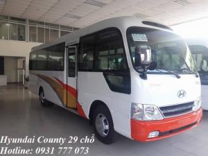 Xe Khách Hyundai County, vay trả trước 200 triệu, giao xe trong vòng 5 ngày