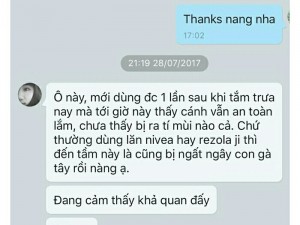 Đặc trị hôi nách