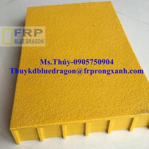 Tấm lót sàn frp grating không gỉ sét, sàn đi lại trên mái ngoài trời