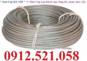 Bán dây cáp thép lụa mạ kẽm phi 0,7ly,(0.7mm) Hà Nội