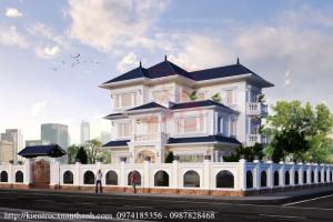 Biệt thự 3 tầng kiểu Pháp