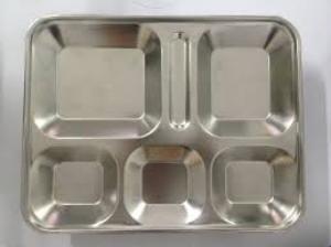 Khay cơm inox 5 ngăn 304 cao cấp