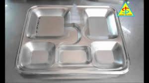 Khay cơm inox 5 ngăn 304 cao cấp