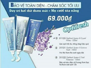 Kem đánh răng, công ty Oriflama